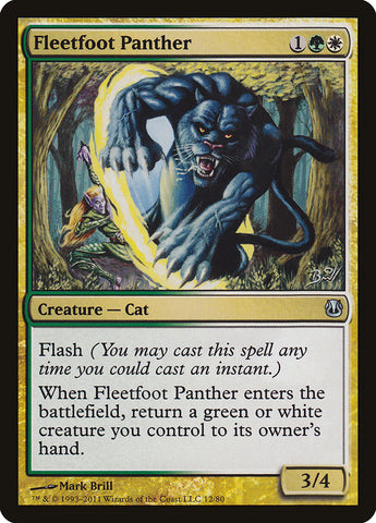 Fleetfoot Panther [Duel Decks: Ajani vs. Nicol Bolas] 