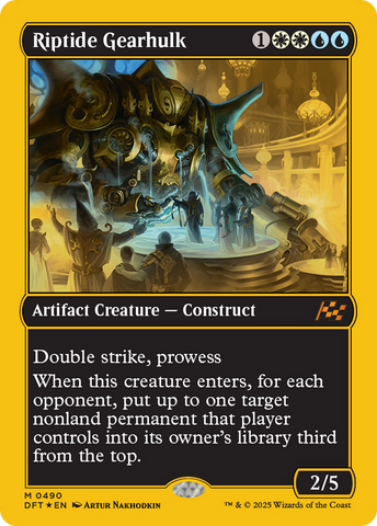 Riptide Gearhulk (First-Place Foil) [Aetherdrift] 