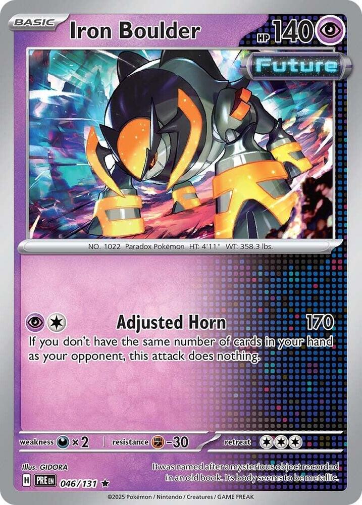 Iron Boulder (046/131) [Scarlet &amp; Violet: Prismatic Evolutions] 
