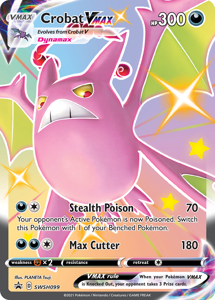 Crobat VMAX (SWSH099) [Sword &amp; Shield: Black Star Promos] 