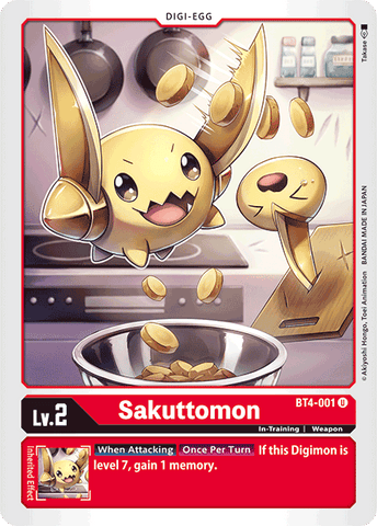 Sakuttomon [BT4-001] [Great Legend] 