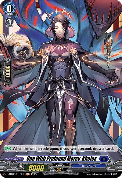 One With Profound Mercy, Kheios (D-BT05/H18EN) [Triumphant Return of the Brave Heroes]