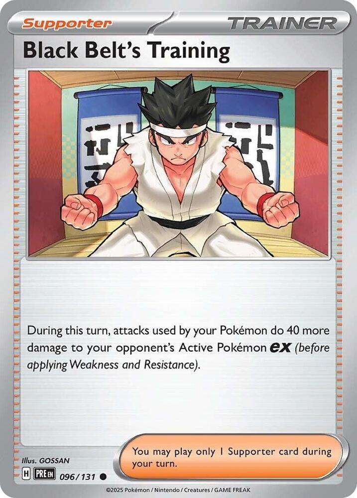 Black Belt's Training (096/131) [Scarlet &amp; Violet: Prismatic Evolutions] 