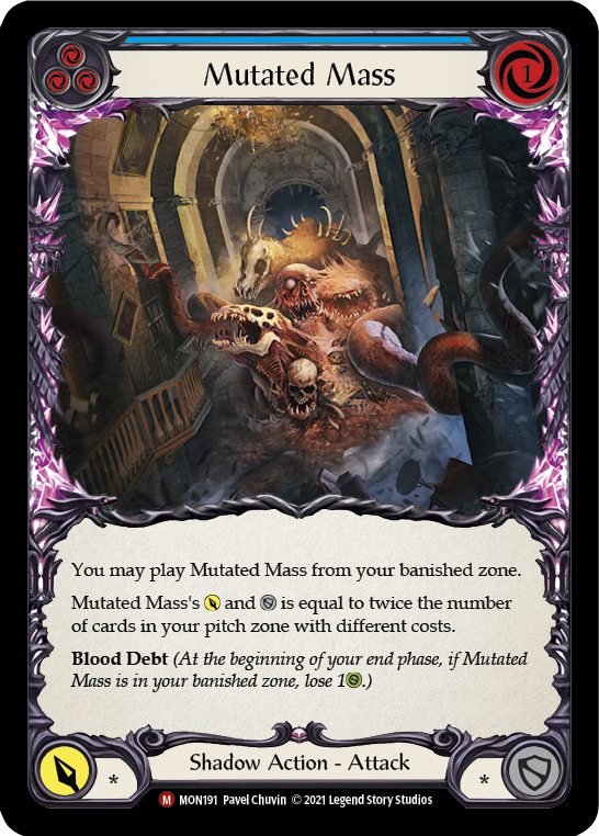 Mutated Mass [MON191] (Monarch) 1st Edition Normal 