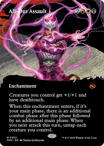 All-Out Assault (Borderless) [Tarkir: Dragonstorm] 