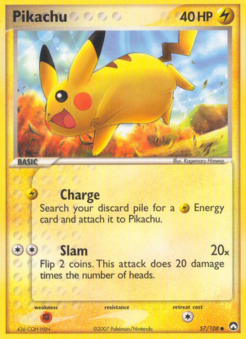 Pikachu (57/108) [EX: Power Keepers] 