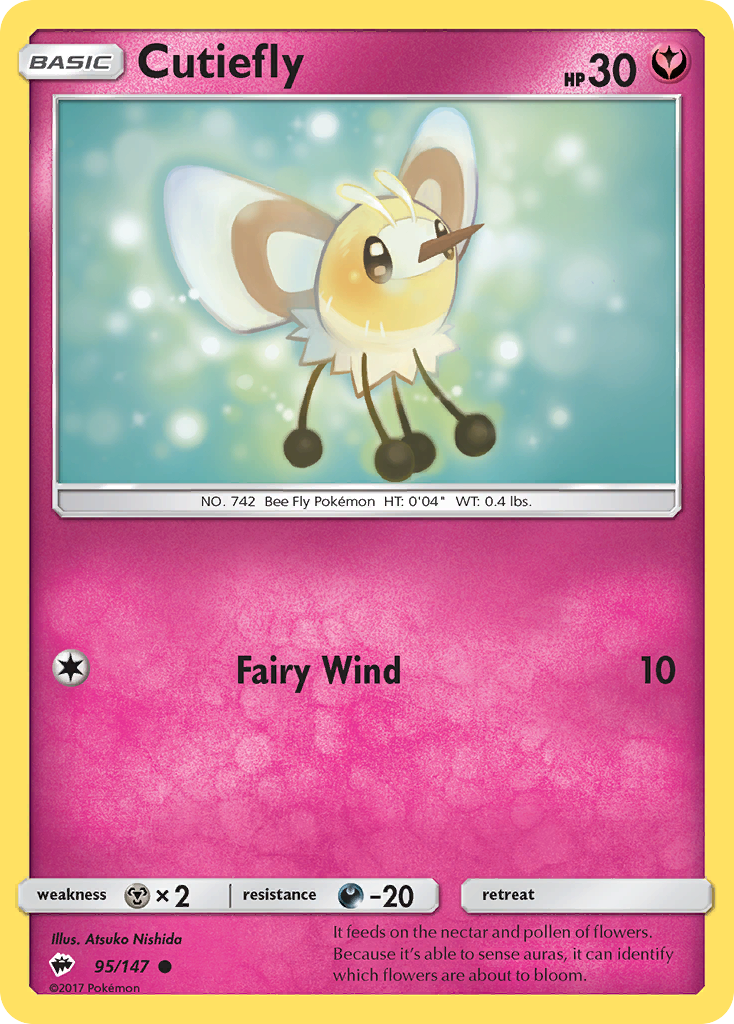 Cutiefly (95/147) [Sun &amp; Moon: Burning Shadows] 