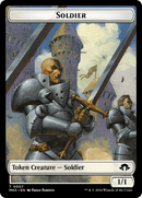 Phyrexian Germ // Soldier Double-Sided Token [Modern Horizons 3 Tokens] 