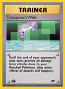 Transparent Walls (125/132) [Gym Challenge 1st Edition] 