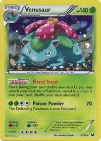 Venusaur (3/108) (Cosmos Holo) (Blister Exclusive) [Black &amp; White: Dark Explorers] 