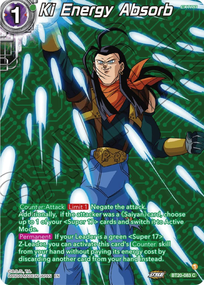 Ki Energy Absorb (Silver Foil) (BT20-083) [Power Absorbed] 