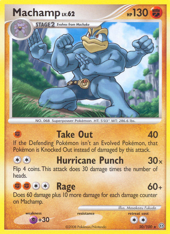 Machamp (20/100) [Diamond &amp; Pearl: Stormfront] 