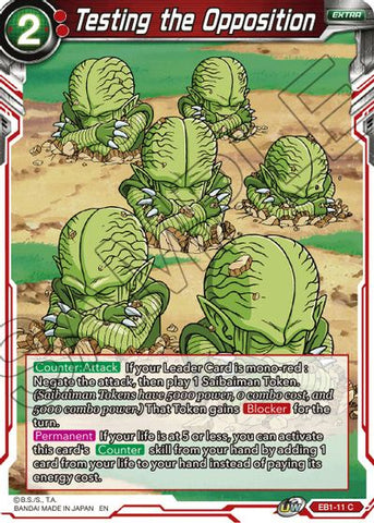 Testing the Opposition (EB1-011) [Battle Evolution Booster] 