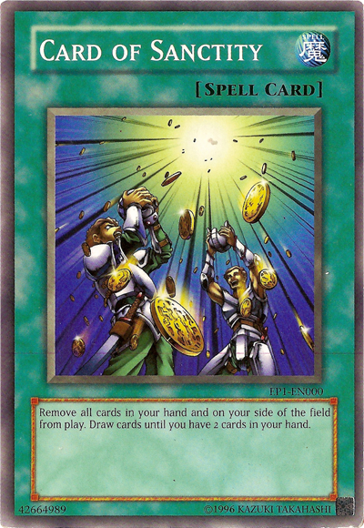 Card of Sanctity (Kids WB Duel of Destiny Promo) [EP1-EN000] Common 