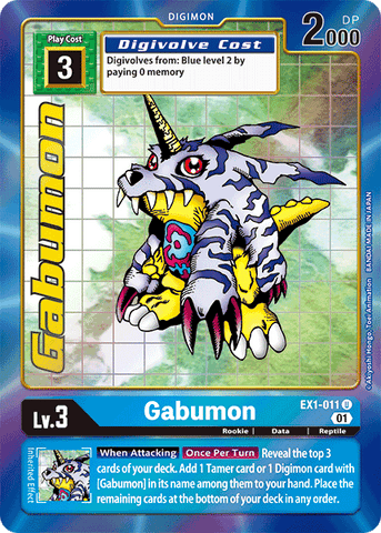 Gabumon [EX1-011] (Alternate Art) [Classic Collection] 