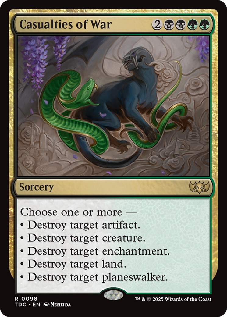 Casualties of War [Tarkir: Dragonstorm Commander] 