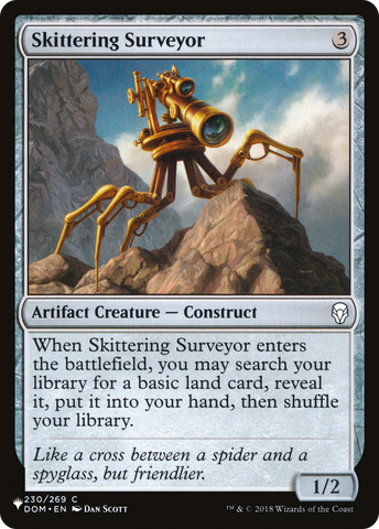 Skittering Surveyor [The List Reprints] 