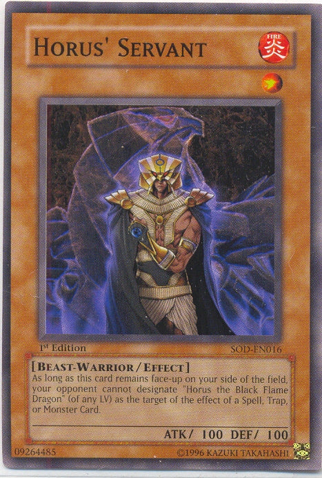 Horus' Servant [SOD-EN016] Common 
