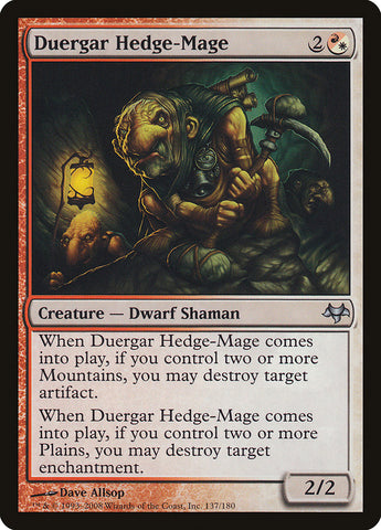 Duergar Hedge-Mage [Eventide] 