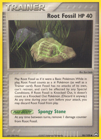 Root Fossil (86/108) [EX: Power Keepers] 