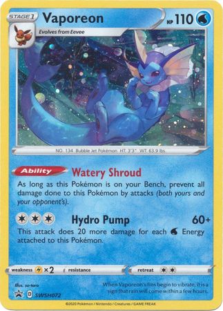 Vaporeon (SWSH072) [Sword &amp; Shield: Black Star Promos] 