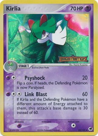 Kirlia (32/101) (Stamped) [EX: Dragon Frontiers] 
