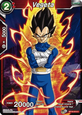Vegeta (BT16-013) (BT16-013) [Realm of the Gods] 