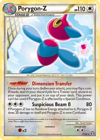 Porygon-Z (7/102) [HeartGold &amp; SoulSilver: Triumphant] 