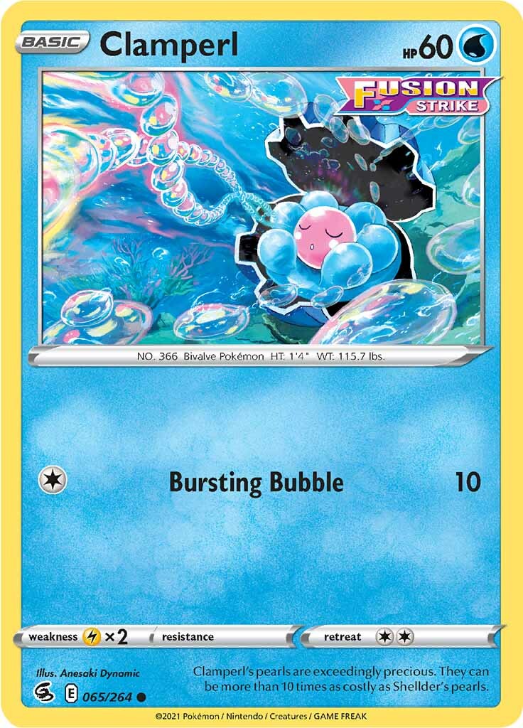 Clamperl (065/264) [Sword &amp; Shield: Fusion Strike] 