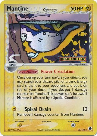 Mantina (20/101) (Delta Species) (Stamped) [EX: Dragon Frontiers] 