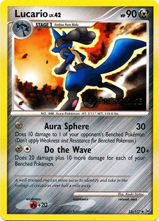 Lucario (53/127) (Prerelease Promo) [Diamond &amp; Pearl: Black Star Promos] 