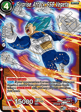 Surprise Attack SSB Vegeta (Starter Deck - Pride of the Saiyans) (SD15-05) [Cross Spirits] 