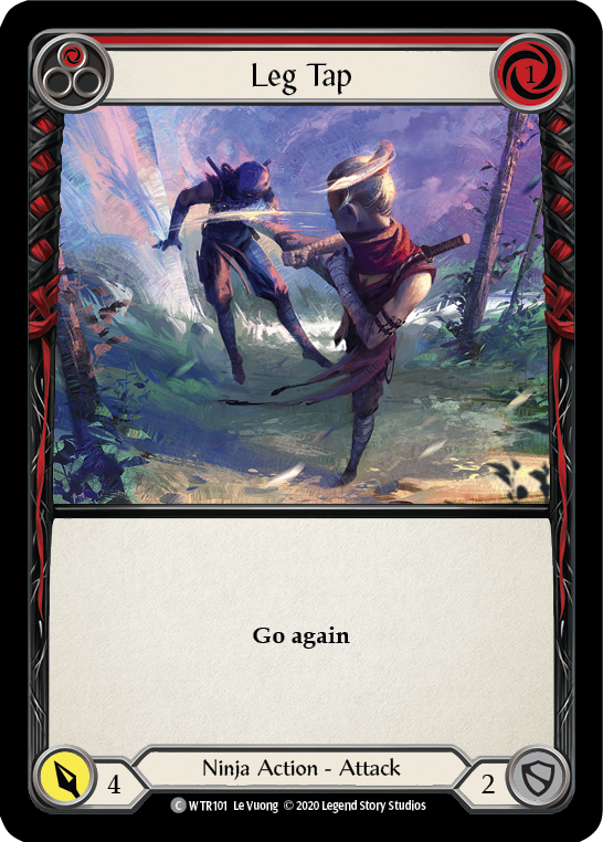 Leg Tap (Red) [U-WTR101] (Welcome to Rathe Unlimited) Unlimited Rainbow Foil 