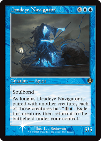 Deadeye Navigator (Retro Frame) [Innistrad Remastered Promos] 