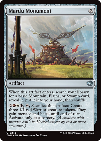 Mardu Monument [Tarkir: Dragonstorm] 