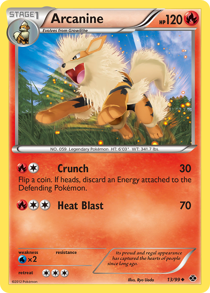 Arcanine (13/99) [Black &amp; White: Next Destinies] 