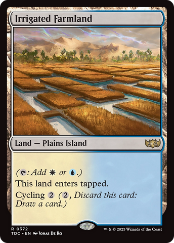 Irrigated Farmland [Tarkir: Dragonstorm Commander] 