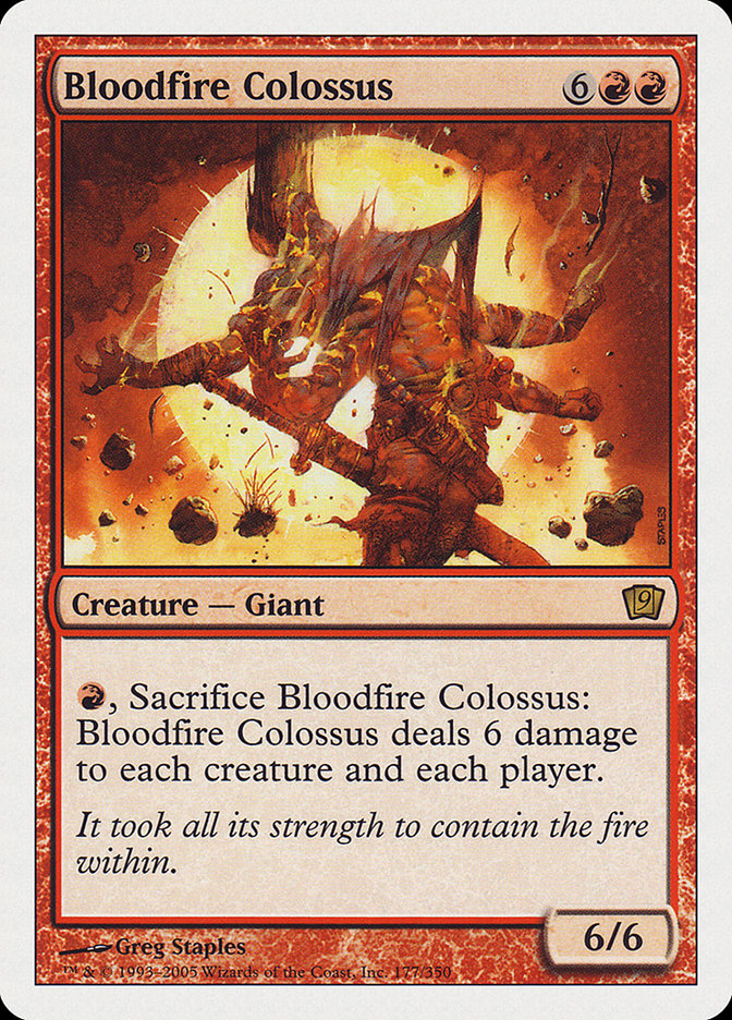 Bloodfire Colossus [Ninth Edition] 