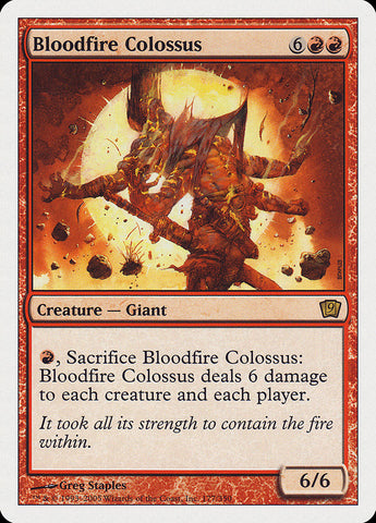 Bloodfire Colossus [Ninth Edition] 