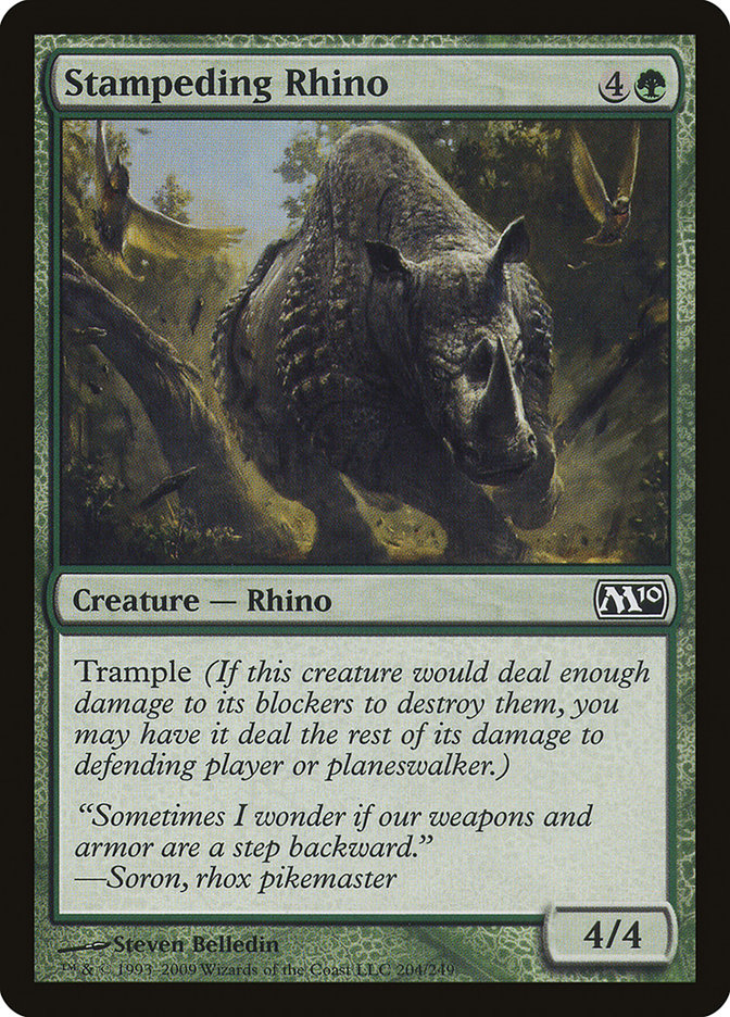 Stampeding Rhino [Magic 2010] 
