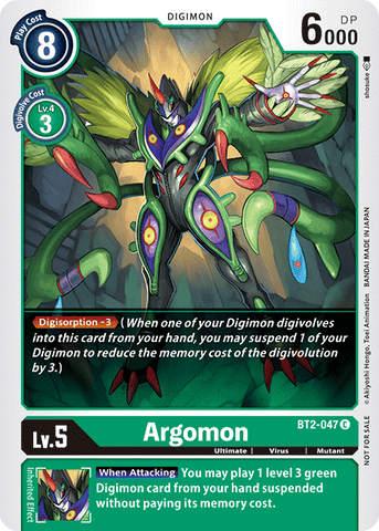 Argomon [BT2-047] (Alternate Art) [Release Special Booster Ver.1.5] 