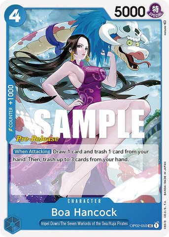 Boa Hancock [Paramount War Pre-Release Cards] 