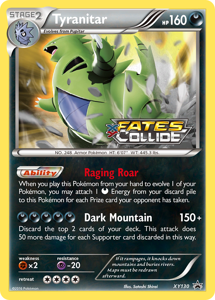 Tyranitar (XY130) [XY: Black Star Promos] 