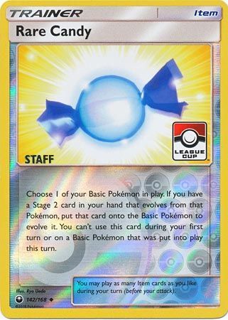 Rare Candy (142/168) (League Promo Staff) [Sun &amp; Moon: Celestial Storm] 