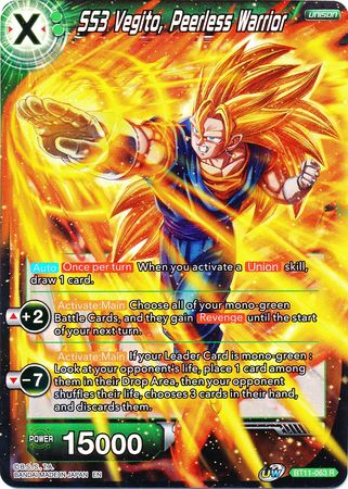 SS3 Vegito, Peerless Warrior (BT11-063) [Vermilion Bloodline 2nd Edition] 