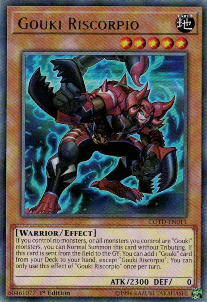 Gouki Riscorpio [COTD-EN011] Rare 