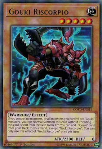 Gouki Riscorpio [COTD-EN011] Rare 