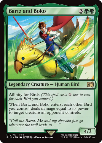 Bartz and Boko [FINAL FANTASY] 