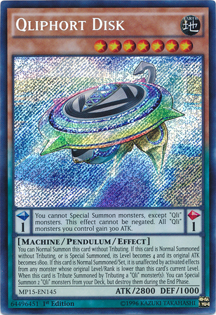 Qliphort Disk [MP15-EN145] Secret Rare 