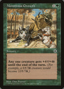 Monstrous Growth (No Flavor Text) [Portal] 